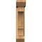 Ekena Millwork Balboa Slat Smooth Bracket w/ Offset Brace, Western Red Cedar, 5 1/2"W x 18"D x 26"H BKT0604X18X26BOA06SWR - alternate 2